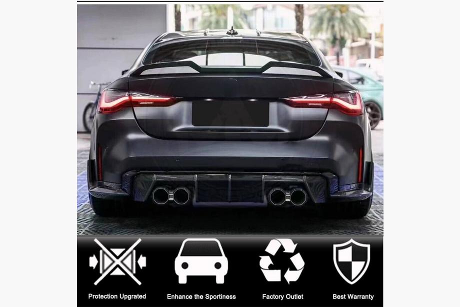 BMW řada 4 G22/23/26 2020– Karbonový spoiler V2 (pro G22/G82) Fotografie 2