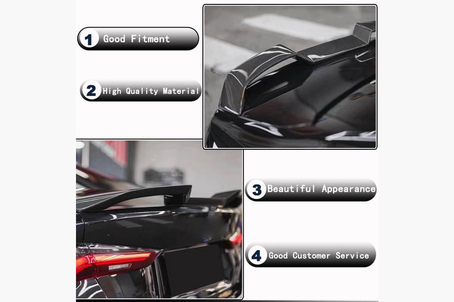 BMW řada 4 G22/23/26 2020– Karbonový spoiler V2 (pro G22/G82) Fotografie 3