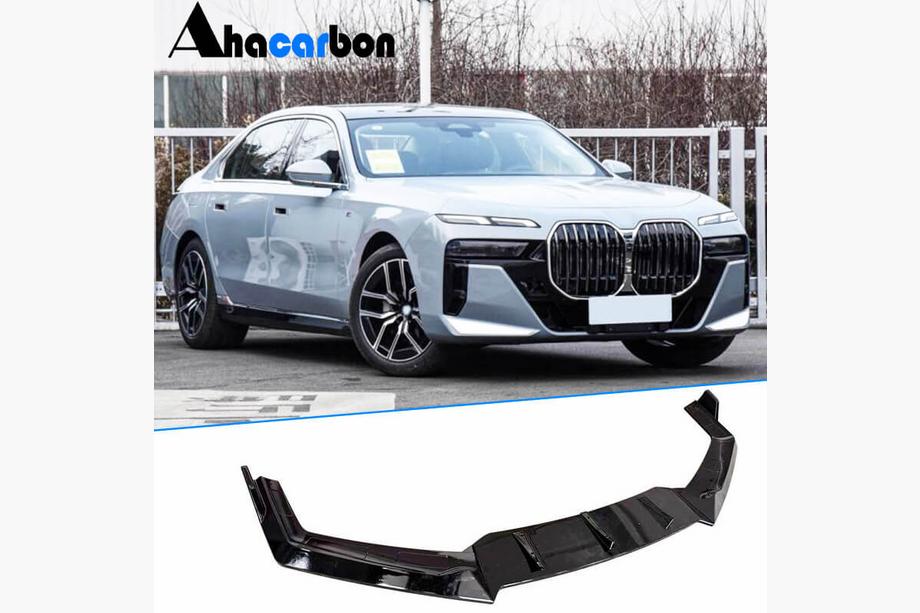BMW řada 7 G70/G71 2022– Zadní spoiler víka kufru, leskle černý ABS (3 ks/sada) Image