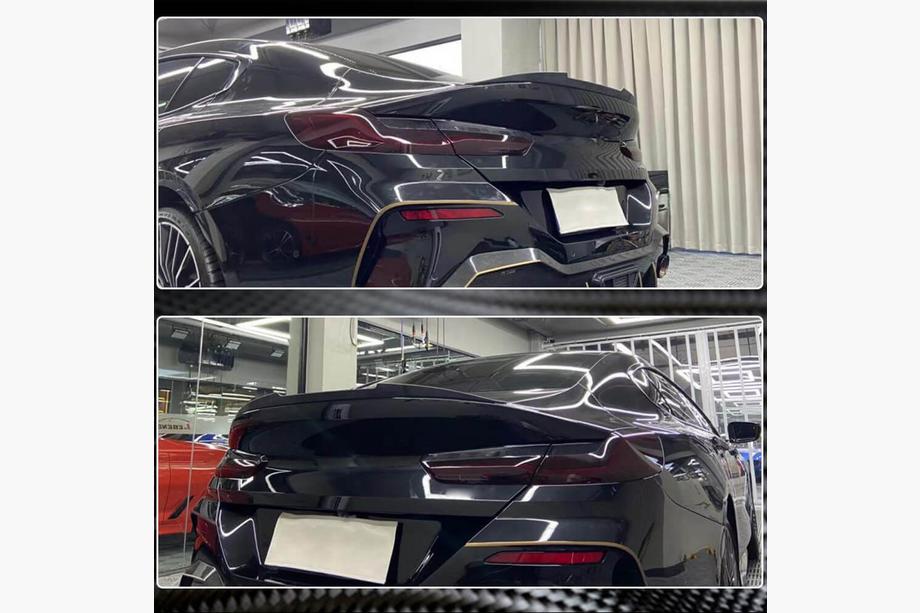 BMW řada 8 G14/G15/G16 2018– Spoiler ve stylu PSM (pro G16/F93, karbon) Fotografie 7
