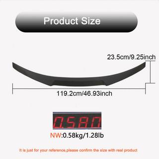 Spoiler M4-Style V2 (pro F82, karbon) BMW řada 4 F32/F33/F36 2012–2020 fotografie 4