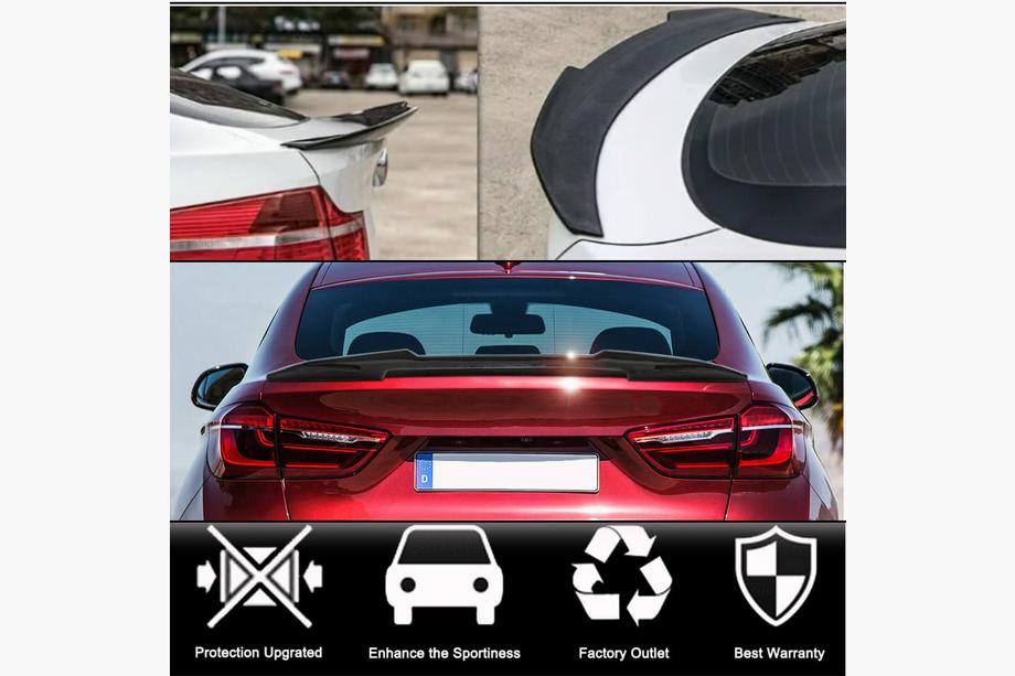 BMW X6 F16 2014–2019 Carbon spoiler víka kufru V2 Fotografie 2