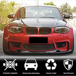 Přední lip spoiler na nárazník Lip V2 (pro 1M E82, karbon) BMW řada 1 E81/E82/E87/E88 2004–2011 fotografie 2