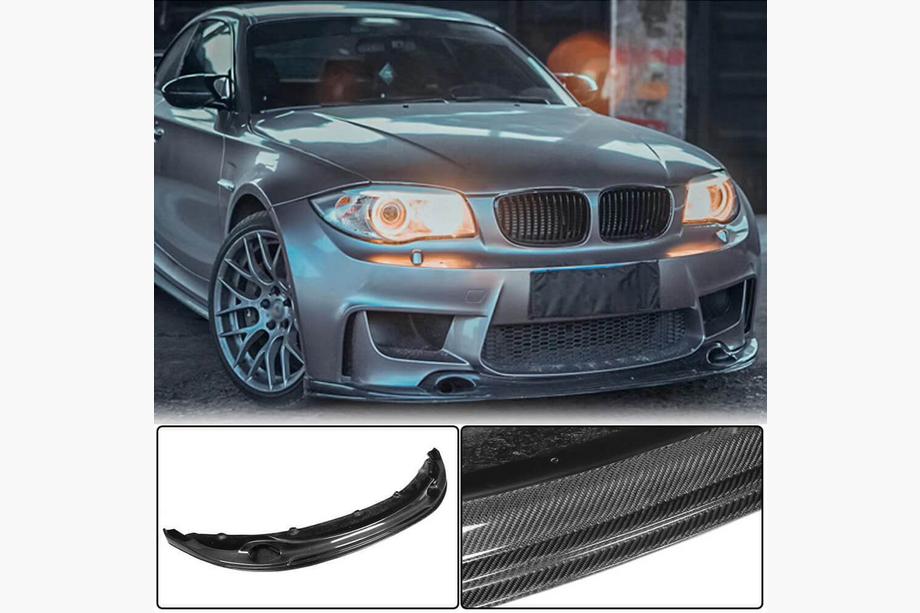 BMW řada 1 E81/E82/E87/E88 2004–2011 Přední lip spoiler na nárazník Lip V2 (pro 1M E82, karbon) Image