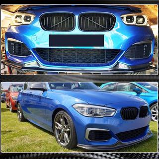 Lip spoiler předního nárazníku Lip V3 (pro M-Sport 2015-2019, karbon) BMW řada 1 F20/F21 2011–2019 fotografie 4