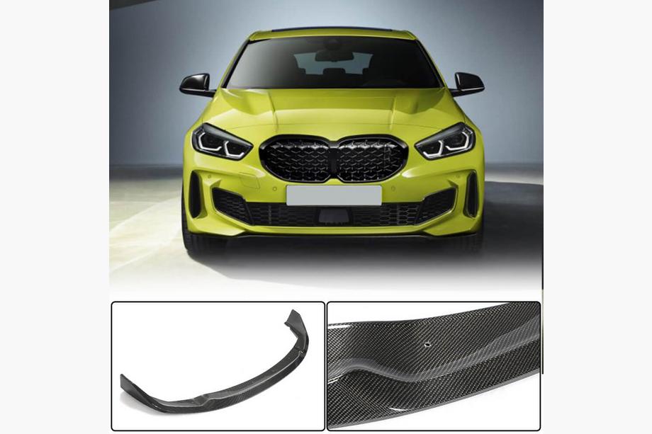 BMW řada 1 F40 2019–2024 Přední lip spoiler na nárazník (pro M-Sport, karbon) Image