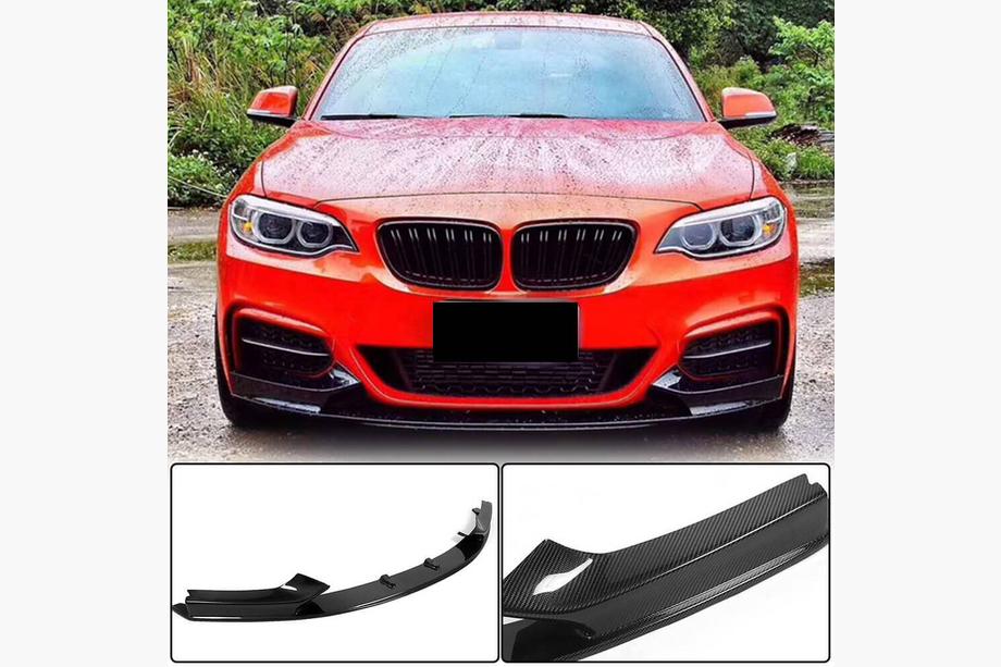 BMW řady 2 F22/F23 2014–2021 Nástavec na přední nárazník V3 (pro F22/23 M-Sport, karbon) Fotografie 1