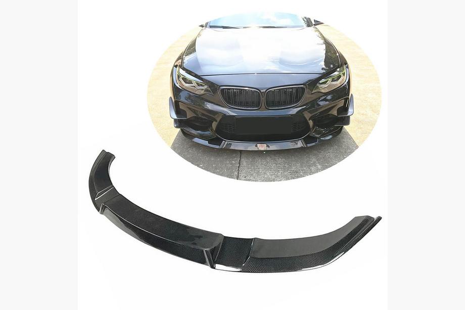 BMW řady 2 F22/F23 2014–2021 Lip spoiler na přední nárazník Lip V5 (pro F87 M2, karbon) Image