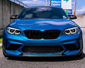BMW řady 2 F22/F23 2014–2021 Přední lip spoiler na nárazník Lip V2 (pro F87 M2 Competition, karbon) fotografie 5