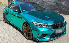 BMW řady 2 F22/F23 2014–2021 Přední lip spoiler na nárazník Lip V2 (pro F87 M2 Competition, karbon) fotografie 6