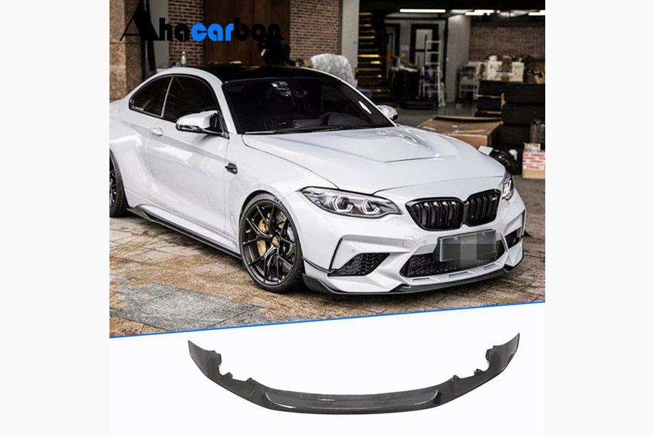 BMW řady 2 F22/F23 2014–2021 Přední lip spoiler na nárazník Lip V2 (pro F87 M2 Competition, karbon) Image