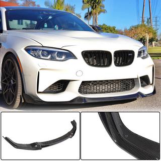 Přední lip spoiler na nárazník Lip V4 (pro F87 M2, karbon) BMW řady 2 F22/F23 2014–2021 fotografie 1