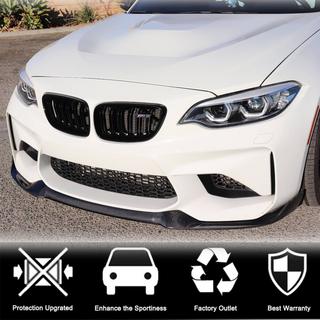 Přední lip spoiler na nárazník Lip V4 (pro F87 M2, karbon) BMW řady 2 F22/F23 2014–2021 fotografie 2