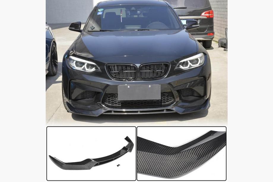 BMW řady 2 F22/F23 2014–2021 Přední lip spoiler na nárazník Lip V3 (pro F87 M2, karbon) Fotografie 3