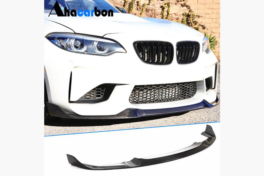 BMW řady 2 F22/F23 2014–2021 Karbonový lip předního nárazníku Lip V9 (pro F87) Image