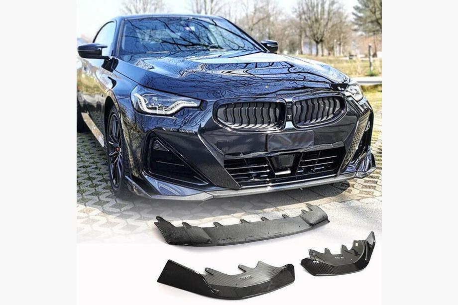 BMW řada 2 G42 2021– Přední lip spoiler na nárazník (pro M-Sport, karbon) Image