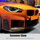 BMW řada 2 G42 2021– Přední lip spoiler na nárazník Lip V1 (pro G87, karbon) fotografie 9