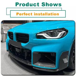 Přední lip spoiler na nárazník Lip V1 (pro G87, karbon) BMW řada 2 G42 2021– fotografie 2