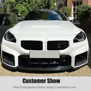 Přední lip spoiler na nárazník Lip V1 (pro G87, karbon) fotografie 4