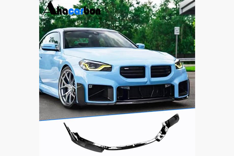 BMW řada 2 G42 2021– Přední lip spoiler nárazníku ABS V3 (pro G87) Fotografie 1