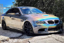 BMW řada 3 E92/E93 2006–2013 Přední lip spoiler na nárazník Lip V-Style (pro M3, karbon) fotografie 3