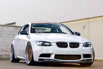 BMW řada 3 E92/E93 2006–2013 Přední lip spoiler na nárazník AK-Style (pro M3, karbon) fotografie 3