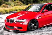 BMW řady 3 E90/E91 2005–2011 Přední lip spoiler nárazníku GT4-Style (pro M3, karbon) fotografie 3
