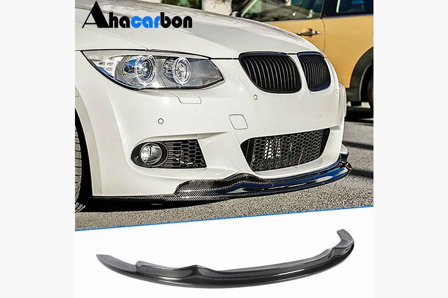 BMW řada 3 E92/E93 2006–2013 Přední lip spoiler na nárazník RK-Style (pro 2010-2012 M-Sport, karbon) Fotografie 1