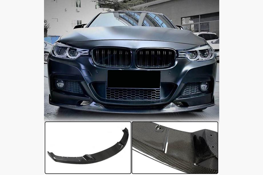 BMW řada 3 F30/F31 2012–2019 Přední lip na nárazník Mad-Style (pro F30 M-Sport, karbon) Image