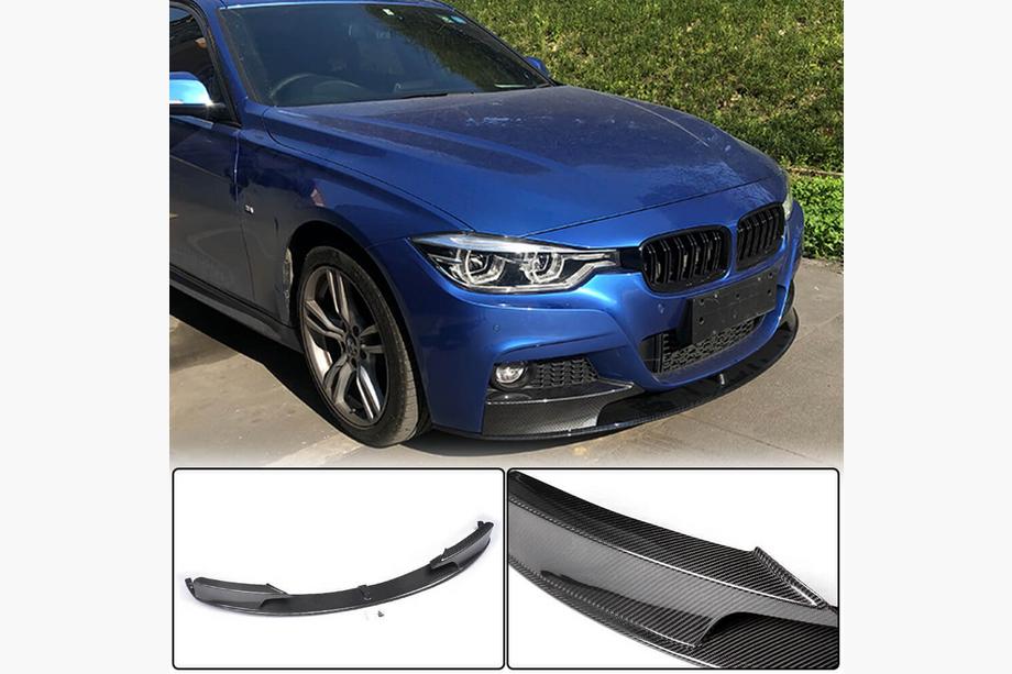 BMW řada 3 F30/F31 2012–2019 Přední lip spoiler nárazníku MP-Style (pro F30 M-Sport, karbon) Fotografie 1
