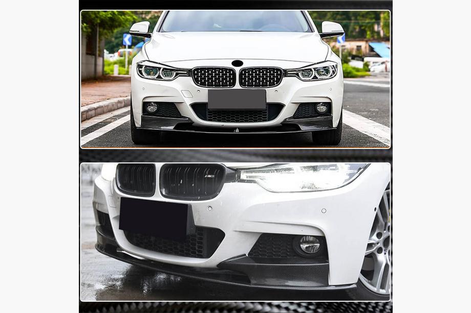 BMW řada 3 F30/F31 2012–2019 Přední lip spoiler nárazníku MP-Style (pro F30 M-Sport, karbon) Fotografie 4