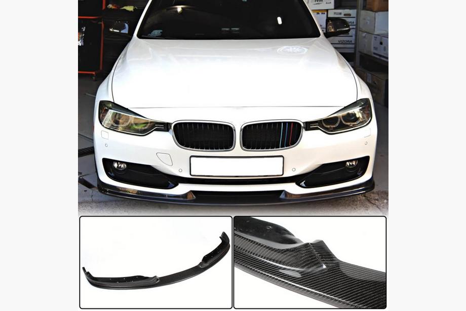 BMW řada 3 F30/F31 2012–2019 Nástavec předního nárazníku Lip (pro F30 Base 2012-2015, karbon) Image