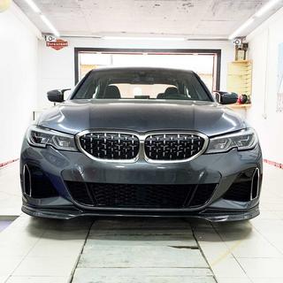 Přední lip spoiler na nárazník Lip V3 (pro M-Sport 2018-2022, karbon) BMW řada 3 G20/G21 2018– fotografie 1