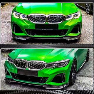 Přední lip spoiler na nárazník Lip V3 (pro M-Sport 2018-2022, karbon) BMW řada 3 G20/G21 2018– fotografie 3