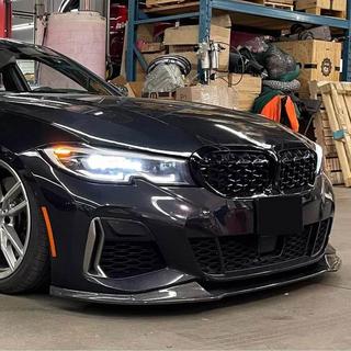 Nástavec předního nárazníku Lip V5 (pro M-Sport 2018-2022, karbon) BMW řada 3 G20/G21 2018– fotografie 2