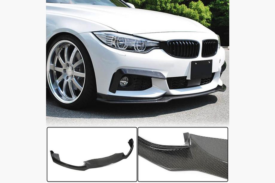 BMW řada 4 F32/F33/F36 2012–2020 Nástavec na přední nárazník Lip V1 (pro M-Sport, karbon) Fotografie 1