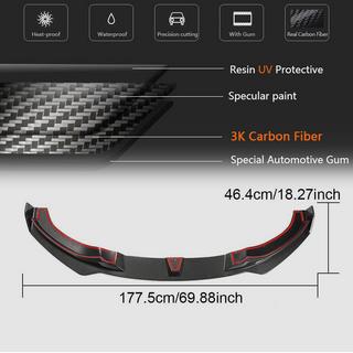 Přední lip spoiler nárazníku Lip V2 (pro M-Sport, karbon) BMW řada 4 F32/F33/F36 2012–2020 fotografie 4