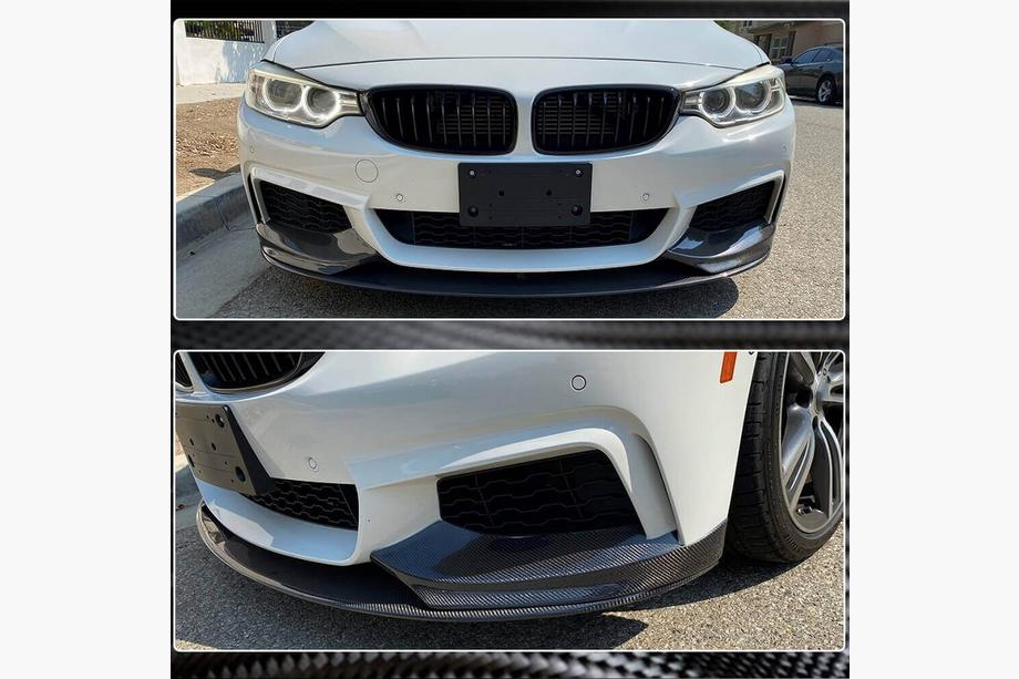 BMW řada 4 F32/F33/F36 2012–2020 Karbonový nástavec na přední nárazník V4 (M-Sport) Fotografie 4