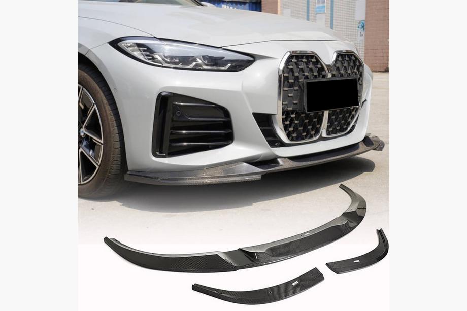 BMW řada 4 G22/23/26 2020– Přední lip spoiler V2 na nárazník (pro G26 M-Sport, karbon) Image