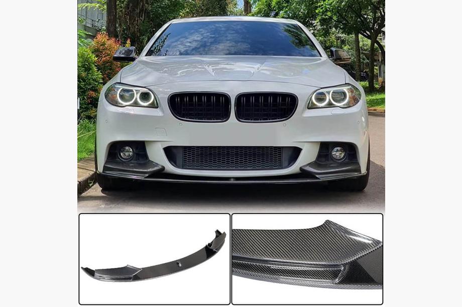 BMW řada 5 F10/F11 2010–2016 Lip spoiler předního nárazníku Lip V3 (pro F10 M-Sport, karbon) Image