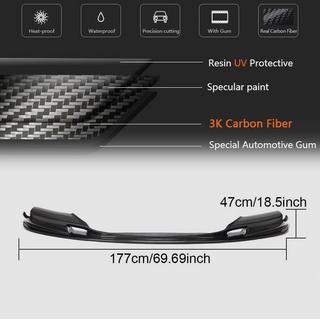 Karbonový lip spoiler předního nárazníku Lip V2 (pro F10 M5) BMW řada 5 F10/F11 2010–2016 fotografie 4