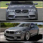 BMW řada 5 F10/F11 2010–2016 Lip spoiler předního nárazníku Lip V4 (pro F10 M5, karbon) fotografie 4