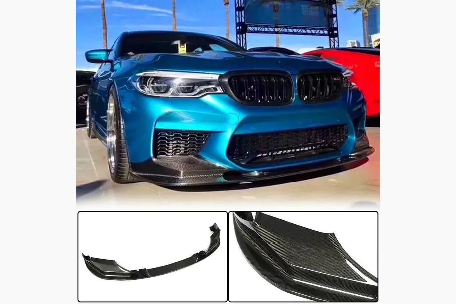 BMW řada 5 G30/G31 2017–2023 Nástavec předního nárazníku Lip V2 (pro M5 F90 2017-2020, karbon) Image