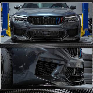 Nástavec předního nárazníku Lip V4 (pro M5 F90 2017-2020, karbon) BMW řada 5 G30/G31 2017–2023 fotografie 4