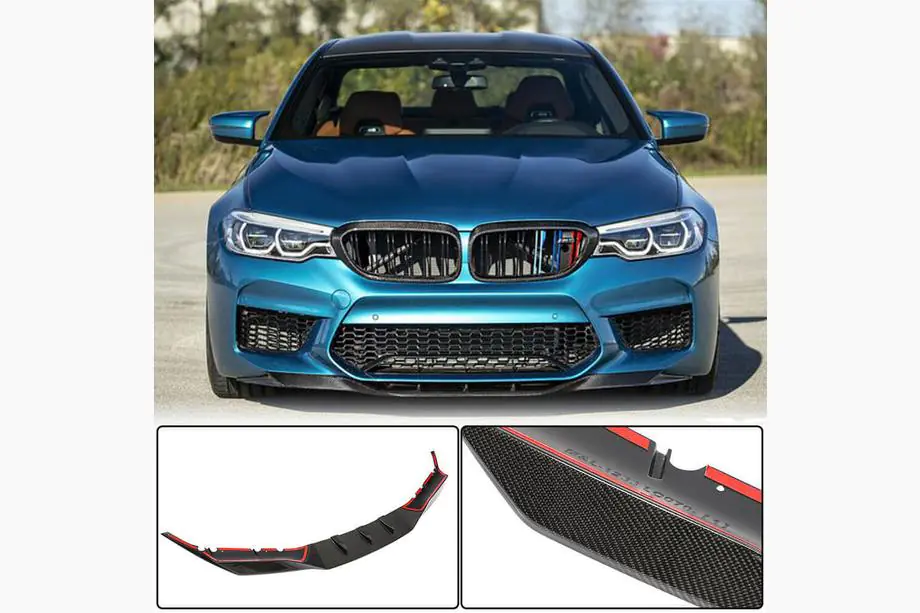 BMW řada 5 G30/G31 2017–2023 Nástavec předního nárazníku Lip V4 (pro M5 F90 2017-2020, karbon) Image