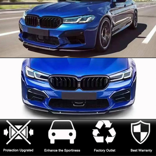 Přední lip spoiler na nárazník Lip V4 (pro M5 F90 2020-2024, karbon) BMW řada 5 G30/G31 2017–2023 fotografie 2