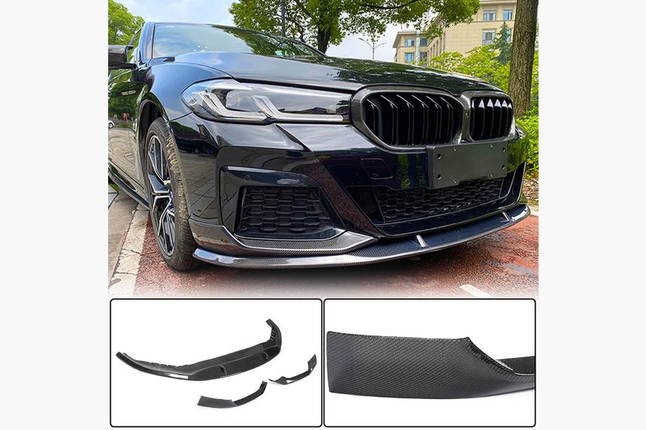 BMW řada 5 G30/G31 2017–2023 Přední lip spoiler nárazníku Lip V1 (pro M-Sport 2021-2024, karbon) Image