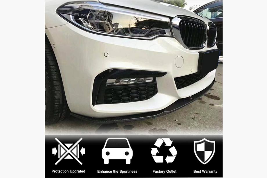 BMW řada 5 G30/G31 2017–2023 Přední lip spoiler nárazníku Lip V3 (pro M-Sport 2017-2020, karbon) Fotografie 2