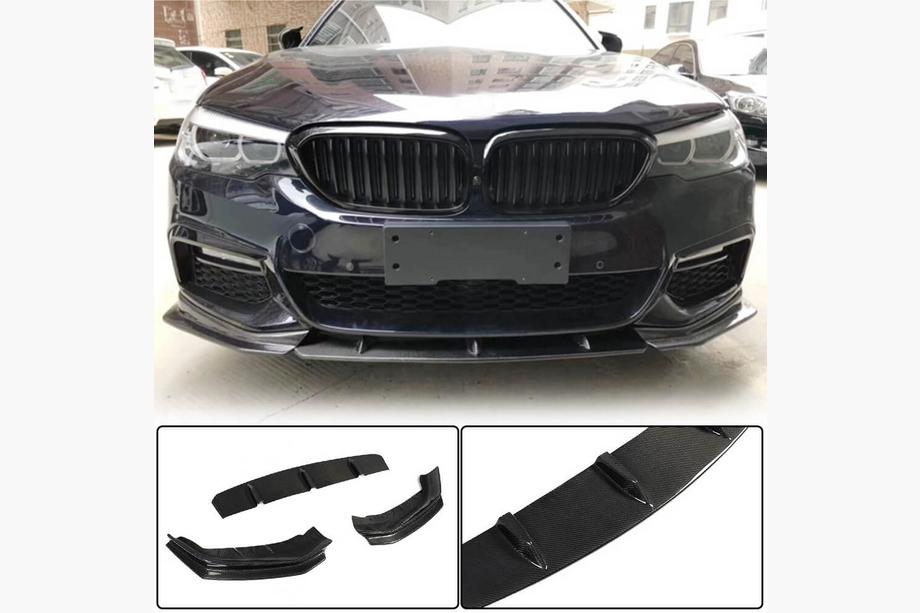 BMW řada 5 G30/G31 2017–2023 Karbonový lip spoiler předního nárazníku Lip V4 (pro M-Sport 2017-2020) Image