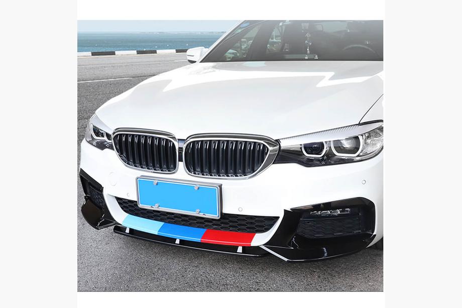 BMW řada 5 G30/G31 2017–2023 Lip spoiler předního nárazníku Lip V5 (pro M-Sport 2017-2020, karbon) Fotografie 2